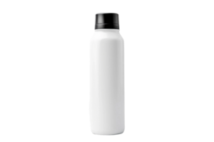 AI generated Blank Water Bottle Mockup on transparent background. png