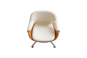 AI generated Top-View Study Chair on transparent background. png