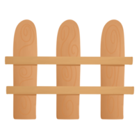 wooden fence. watercolor style. isolated on transparent background png