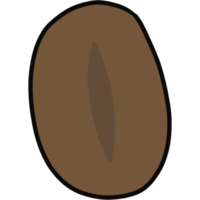 café frijoles dibujos animados icono png