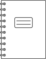 cuaderno icono sin antecedentes png