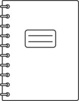 caderno ícone sem fundo png