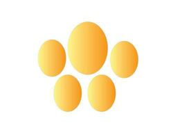 5 egg combination logo image vector