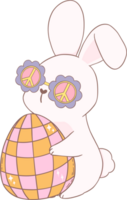 Groovy Easter Bunny png