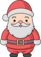 dibujos animados de santa claus vector