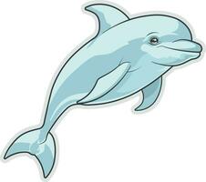 dolphin drawing without background vector