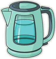 electric kettle without background vector