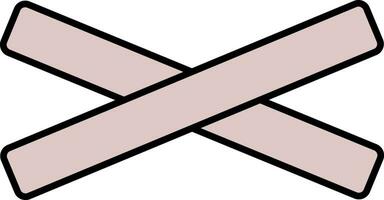 pink patch without background vector