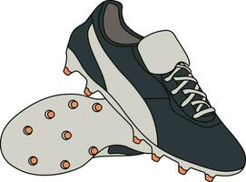 soccer boots without background vector