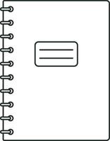 notepad without background vector