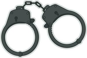 handcuffs without background vector