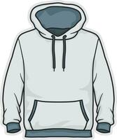 hooded sweater without background vector