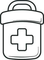 jar with medicine vector without background