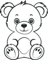 toy bear vector no background