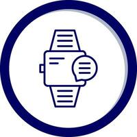 icono de vector de reloj inteligente