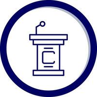 Lectern Vector Icon