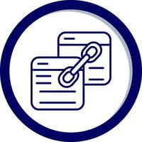 Backlink Vector Icon