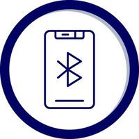 icono de vector de bluetooth