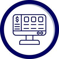 icono de vector de comercio electrónico