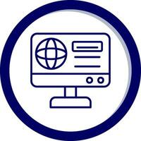 Computer Vector Icon