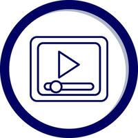 Video Player Vector Icon