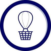 Hot Air Balloon Vector Icon