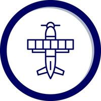 Biplane Vector Icon