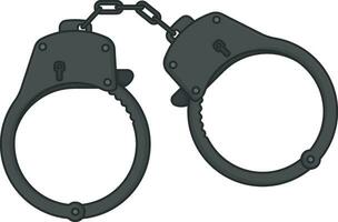 handcuffs without background vector