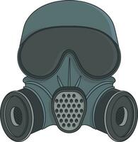 gas mask without background vector