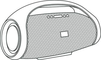 portable speaker vector