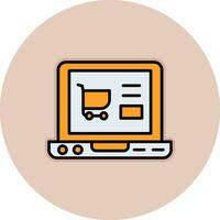 Online Shopping Vector Icon