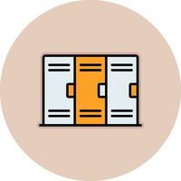 Lockers Vector Icon