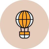 Hot Air Balloon Vector Icon