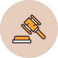 Gavel Vector Icon