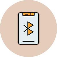 icono de vector de bluetooth