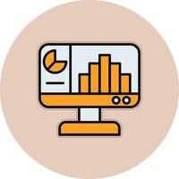 Bar Chart Vector Icon