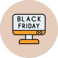 Black Friday Vector Icon