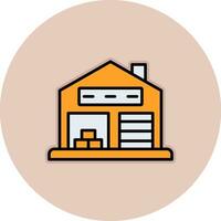 Warehouse Vector Icon