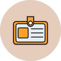 Identification Card Vector Icon