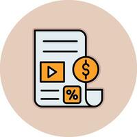 Paid Articles Vector Icon