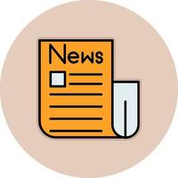 News Paper Vector Icon