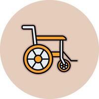 Wheelchair Vector Icon