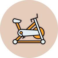 Stationary Bike Vector Icon