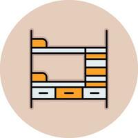 Bunk Bed Vector Icon