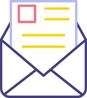 icono de vector de correo