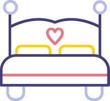 Double Bed Vector Icon