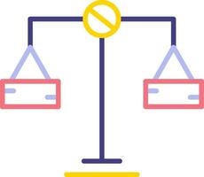 Balance Scale Vector Icon