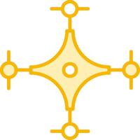 icono de vector de dron