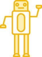 icono de vector de robot