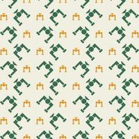 Valve green yellow concept trendy repeating pattern vector illustration background